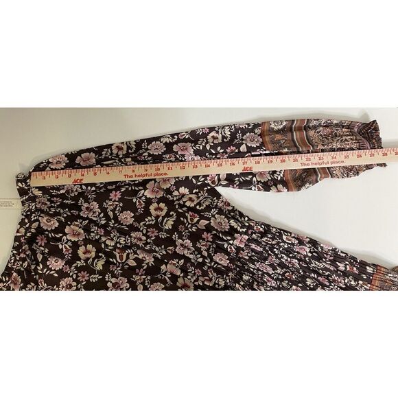 New Anthropologie Current Air Size M Alyce Dress PP Motif NWT Pleats - Picture 12 of 16